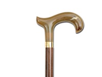 copertina di Bastone 'Tiziano' - manico a T unisex Marrone
