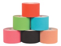 copertina di Nastro Taping per kinesiologia ( cerotto, taping, tape ) - lunghezza 5 m larghezza ... Nero