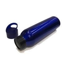 copertina di Borraccia in alluminio con tappo a vite Blu metal