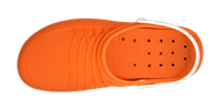 copertina di Zoccolo ospedaliero modello Clog - unisex tg 36/37 Arancio e Bianco