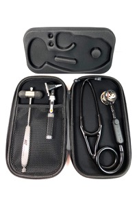 copertina di Custodia Rigida per stetofonendoscopio - Ideale per Littmann Lapis Blu